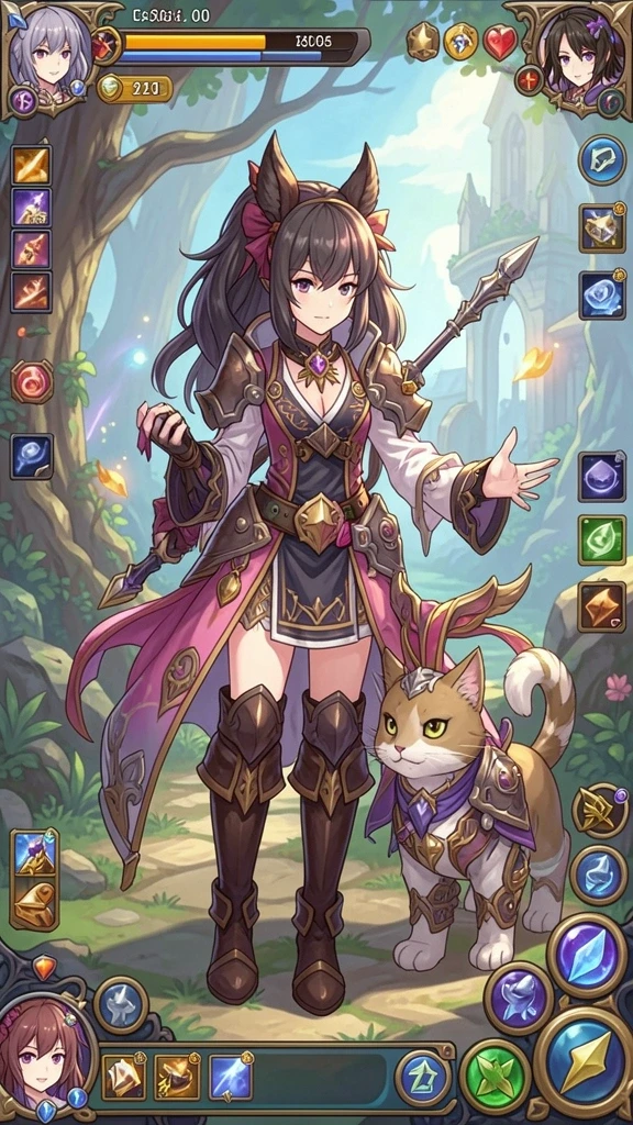 Screenshot interaksi dengan pemain lain di mode multiplayer.