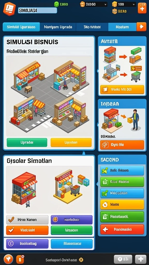 Tampilan antarmuka yang menarik dan user-friendly.