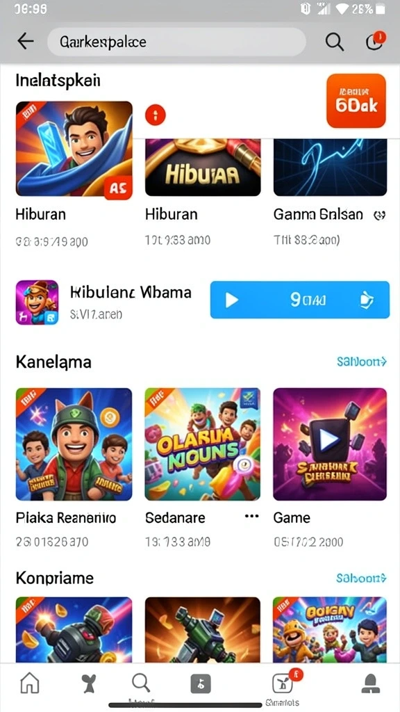 Tangkapan layar fitur kustomisasi tim.