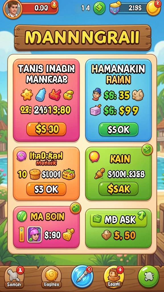Karakter dengan desain menarik dan unik.