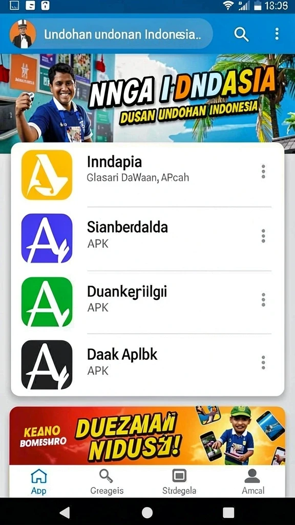 Tampilan antarmuka yang user-friendly.