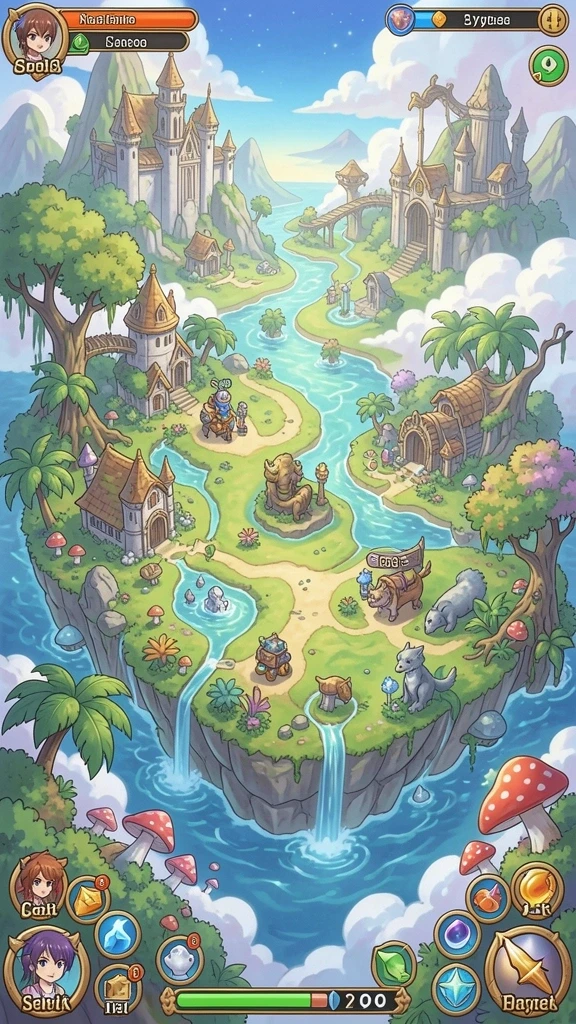 Ilustrasi mode multiplayer yang seru dan interaktif.