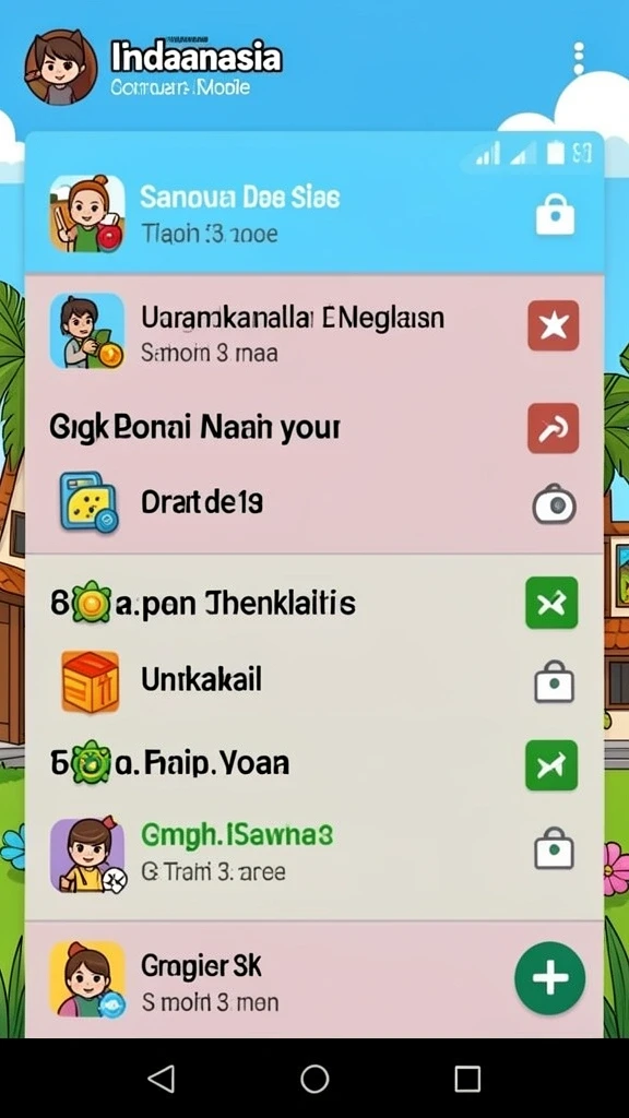 Tampilan awal yang menarik dan intuitif.