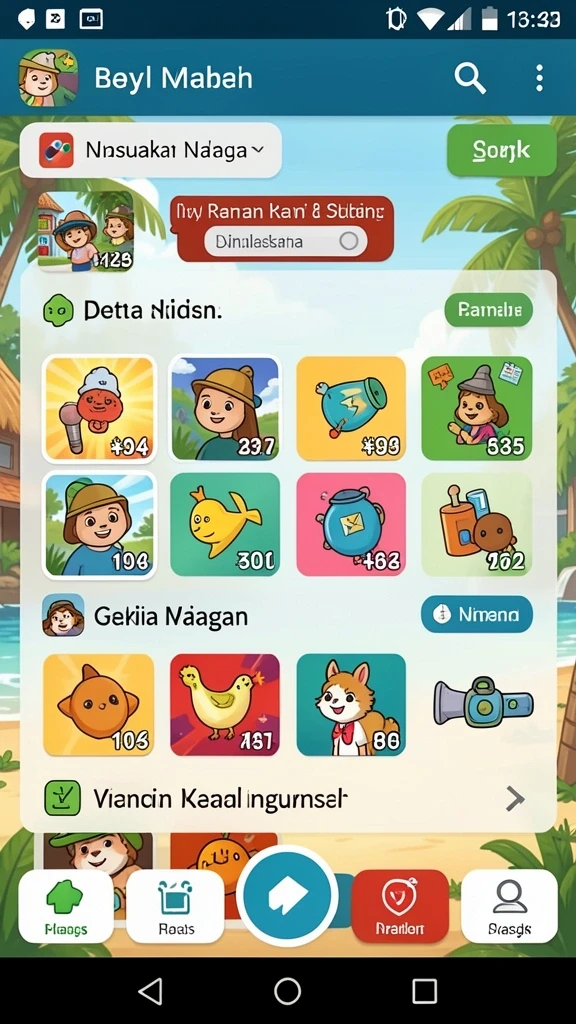 Tampilan awal game FIONA77 yang menawan.