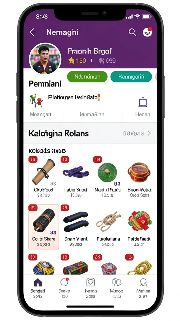 Tangkapan layar menampilkan interaksi antarpemain yang seru.