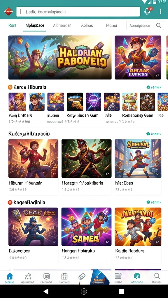 Screenshot menampilkan grafik tajam dan warna cerah.