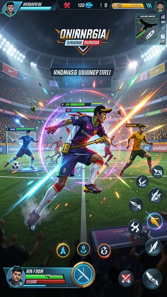 Screenshot memperlihatkan karakter unik dalam game.