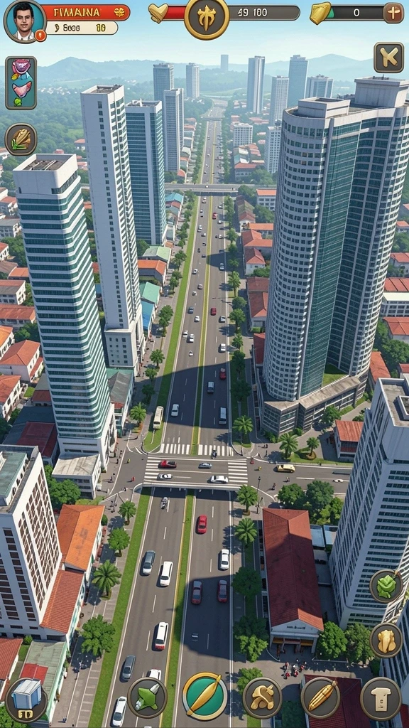 Grafis yang menarik dan penuh warna.
