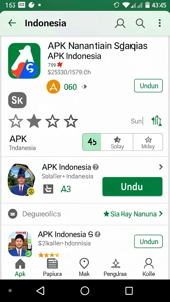 Tampilan antarmuka utama yang menarik dan mudah dipahami.
