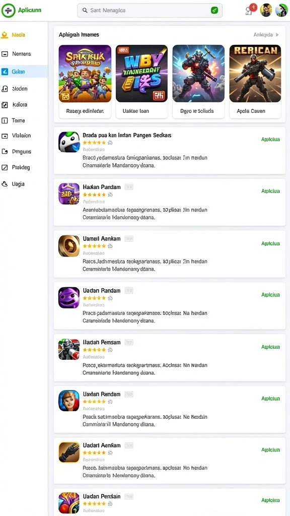 Screenshot menunjukkan fitur komunitas dengan pemain lain.