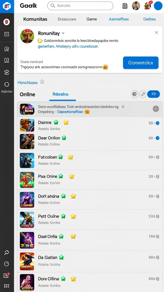 Fitur multiplayer yang memungkinkan Anda bermain dengan teman.