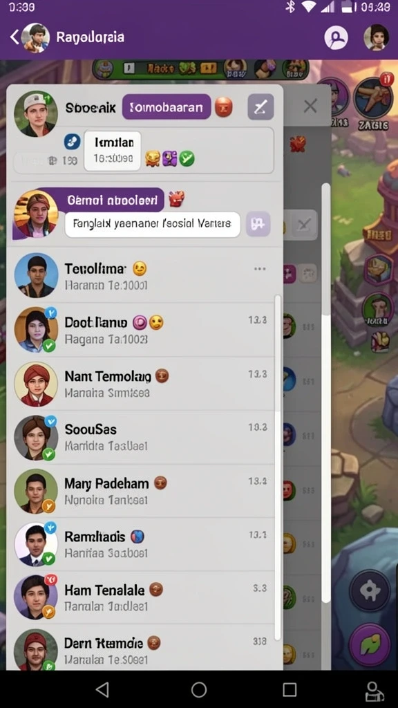 Tampilan intuitif yang memudahkan navigasi aplikasi.