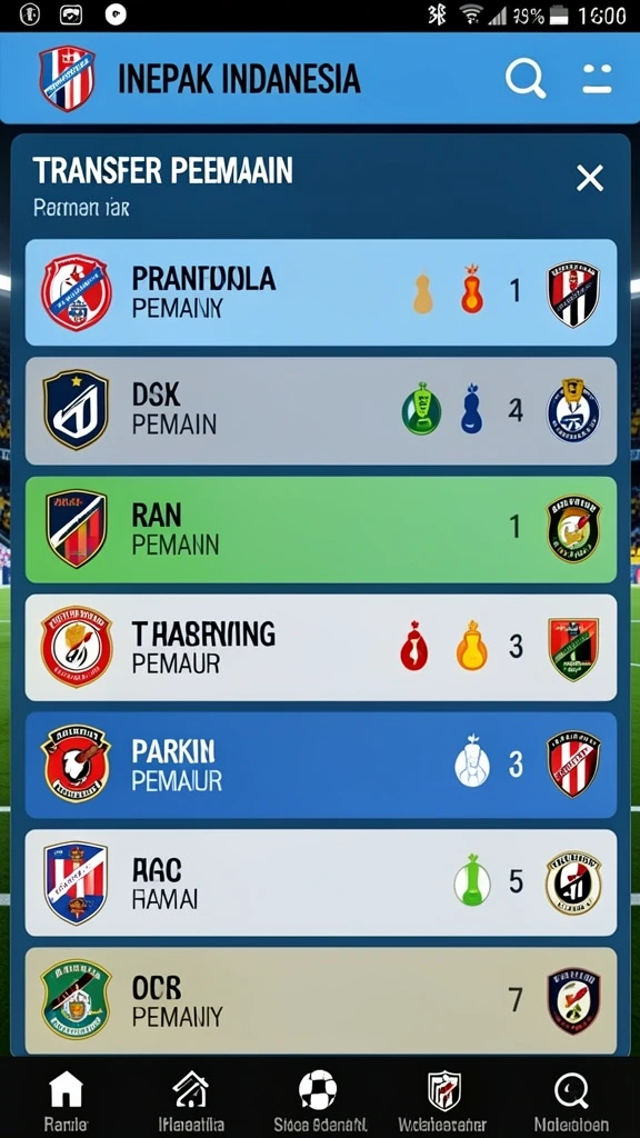 Tampilan antarmuka yang menawan dan ramah pengguna.