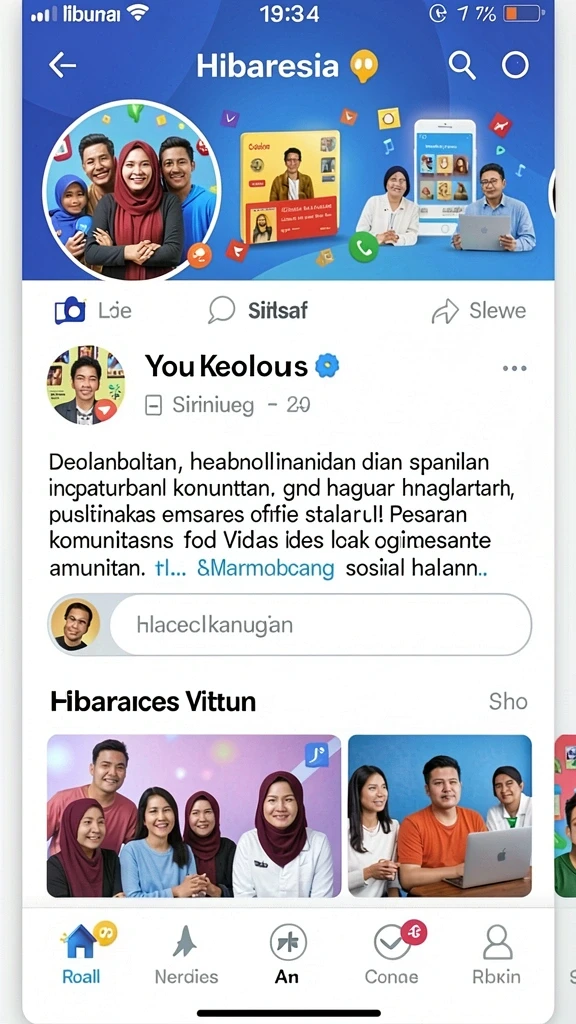 Tampilan awal yang menarik dengan menu yang mudah dinavigasi.