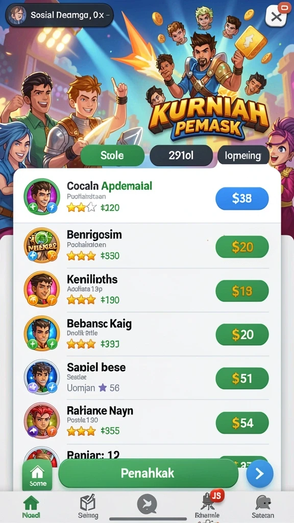 Tangkapan layar menampilkan grafis permainan slot yang menawan.