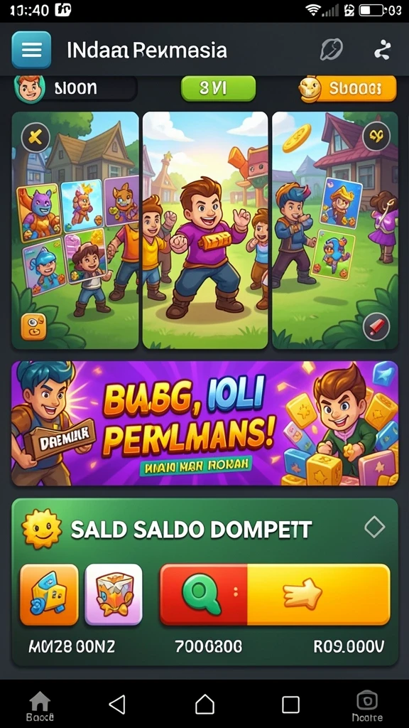 Karakter utama yang siap untuk berpetualang.