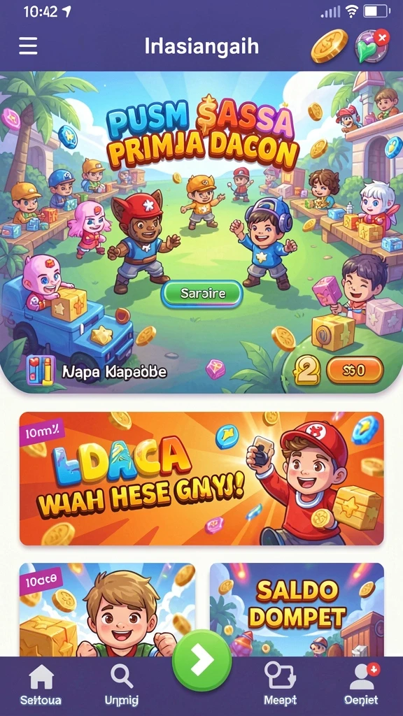 Komunitas yang aktif dengan fitur interaksi yang seru.