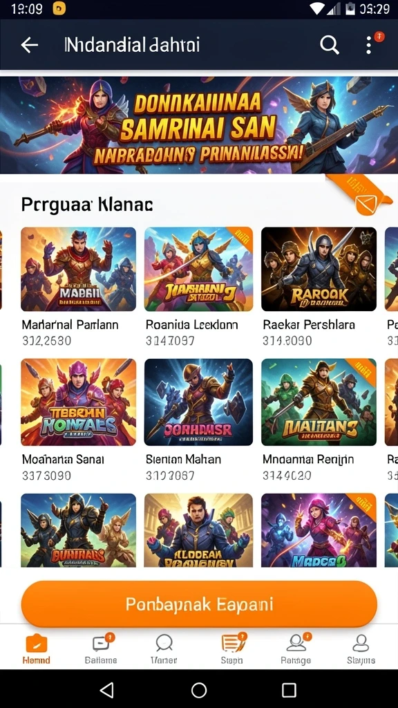 Fitur permainan yang beragam dan menarik.