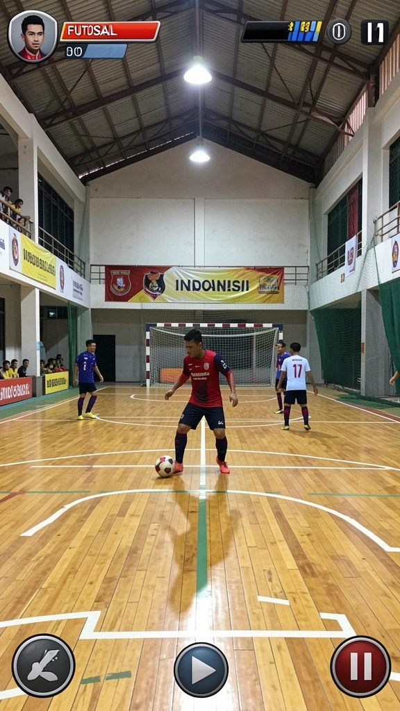 Visual lingkungan yang menakjubkan di dalam game.