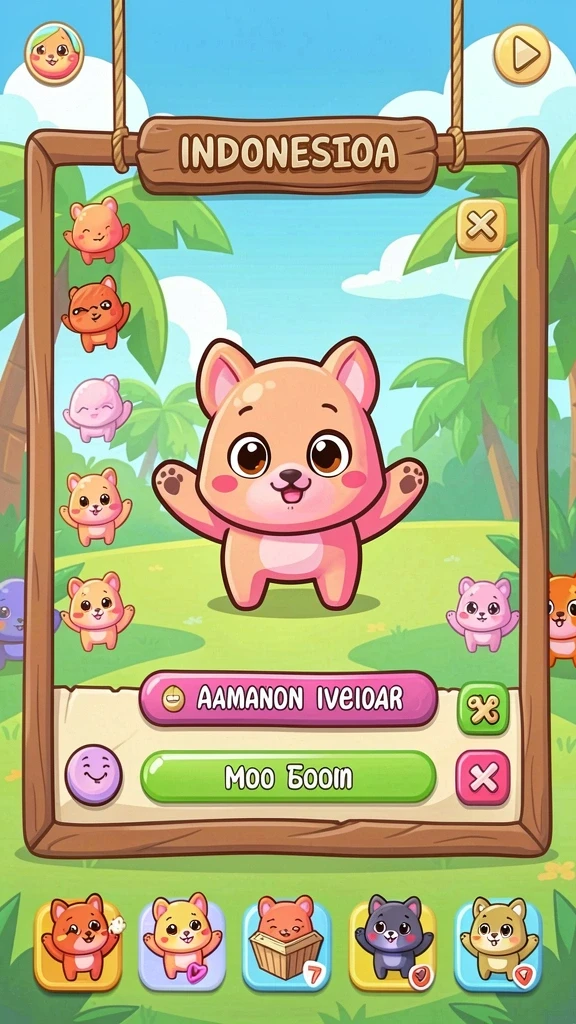 Menampilkan tampilan permainan slot yang menarik.