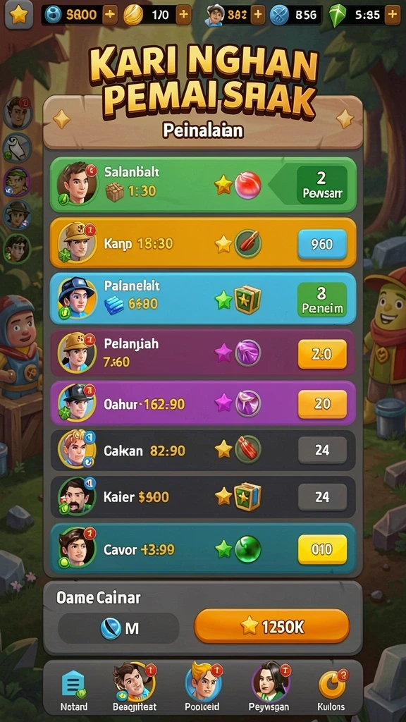 Fitur sistem reward yang memberikan banyak bonus menarik.