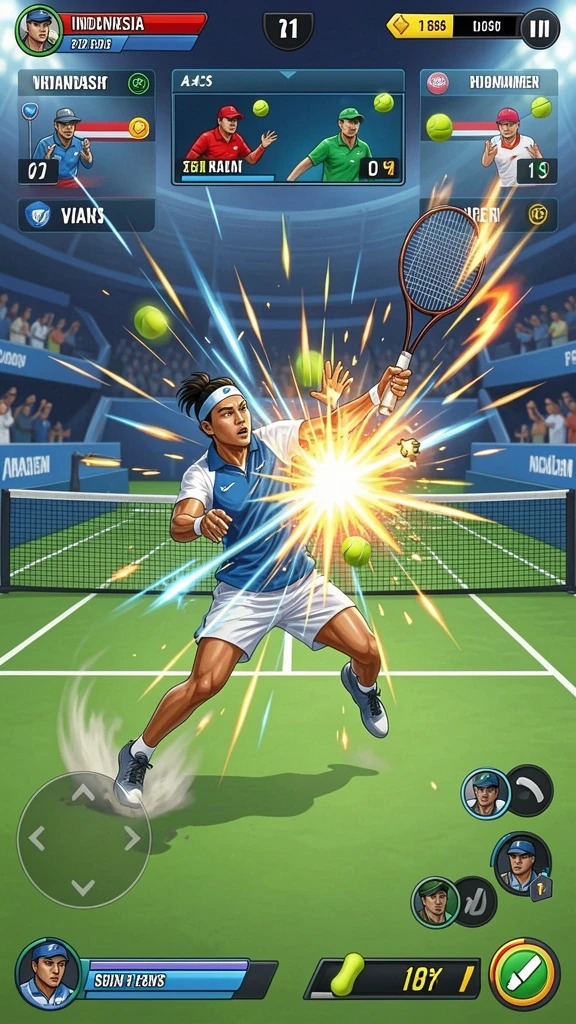 Fitur multiplayer yang memungkinkan interaksi antar pemain.