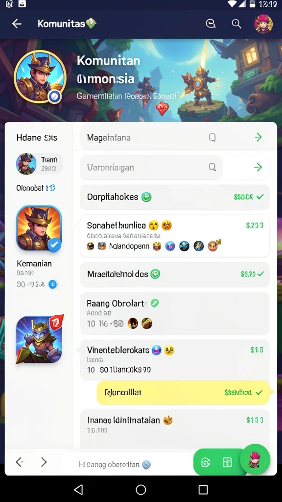 Komunitas aktif dan penuh dukungan.