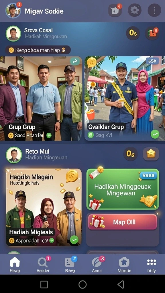 Tangkapan layar 1 menampilkan karakter utama dalam aksi.