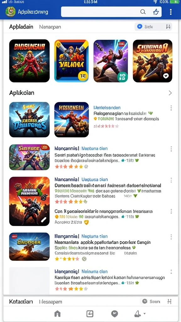 Tampilan antarmuka yang intuitif dan menarik.